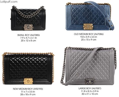 chanel boy bag dimensions|chanel boy bag sizes.